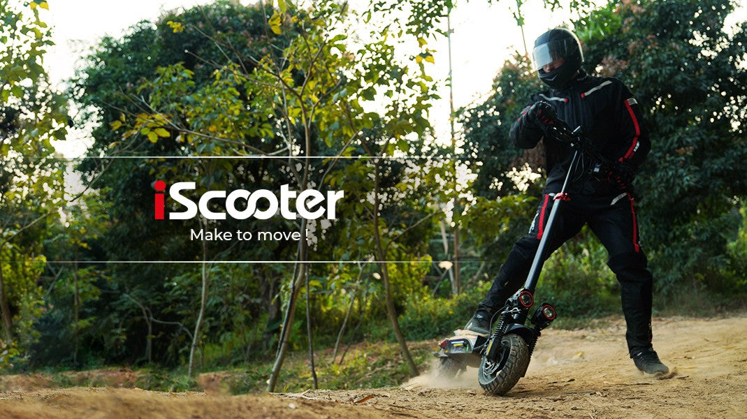 Unleash Your Adventures with the iScooter iX4 Off - Road Rear - Drive Electric Scooter