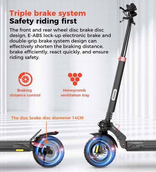 iScooter iX4 800W Off-Road Electric Scooter 45km/h