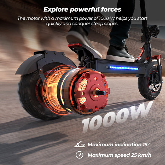 iScooter iX5S  1000W Off-Road E-scooter  Double suspension