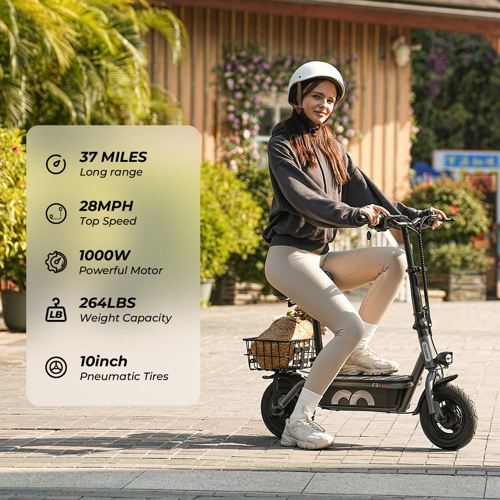 iScooter F3 Seated Electric Scooter Light commuting