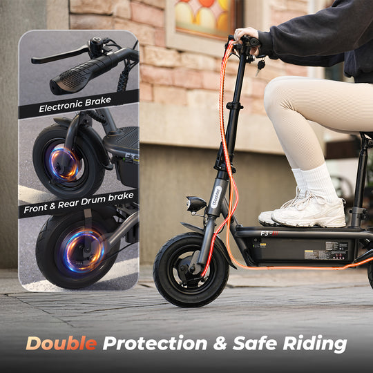 iScooter F3 Seated Electric Scooter Light commuting