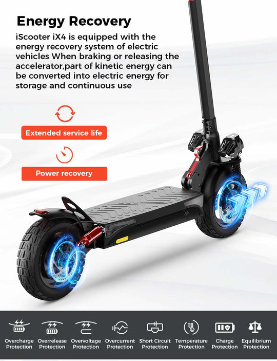 iScooter iX4 800W Off-Road Electric Scooter 45km/h