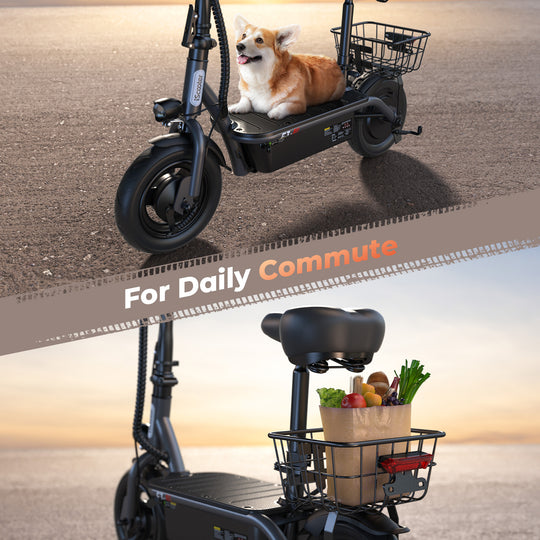 iScooter F3 Seated Electric Scooter Light commuting