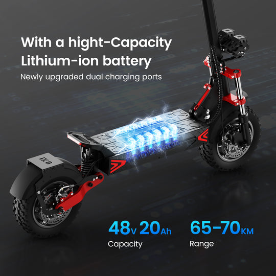 iScooter iX8  1200W*2 Off-Road E-Scooter 60KM/H