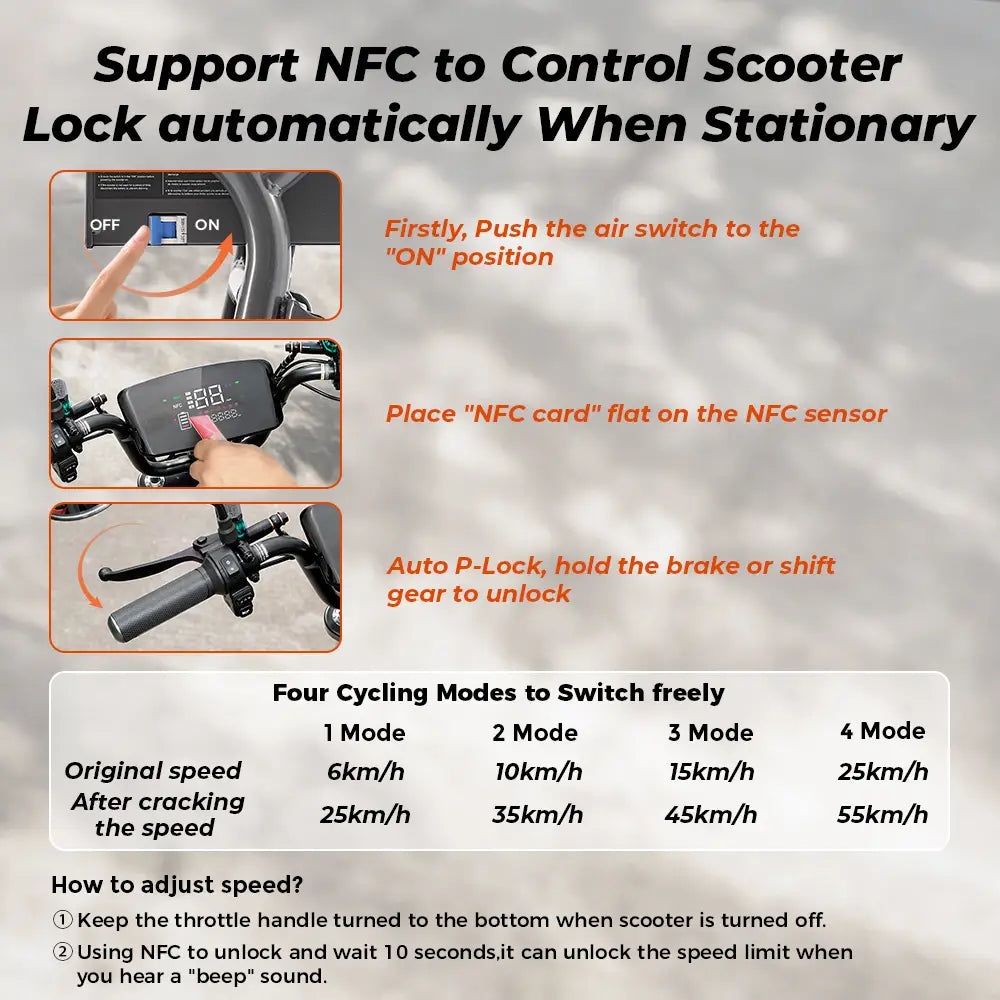 iScooter DX5 With seat City E-scooter