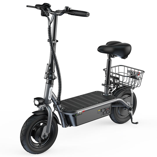 iScooter F2,Electric Scooter,Portable Electric Scooter,Smart Electric Scooter,Eco Scooter,Electric Skateboard for Adults,ong Battery Life Electric Skateboard,Electric scooter with seat