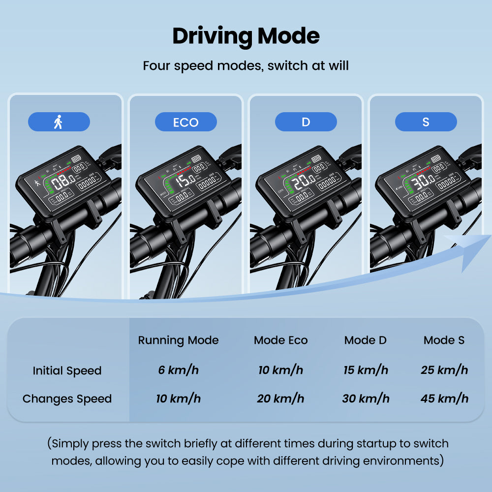 iScooter W9 1000W Off-Road E-scooter 45km/h