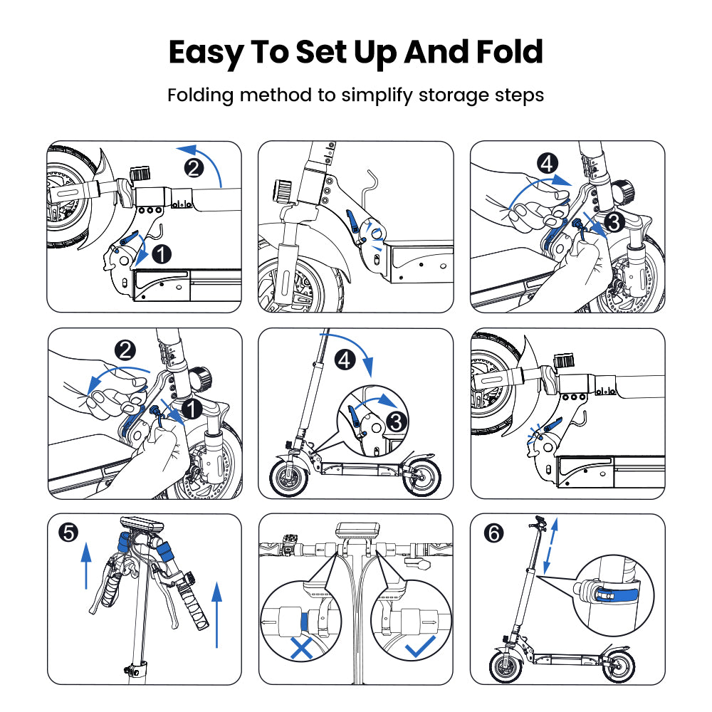 iScooter W9 1000W Off-Road E-scooter 45km/h