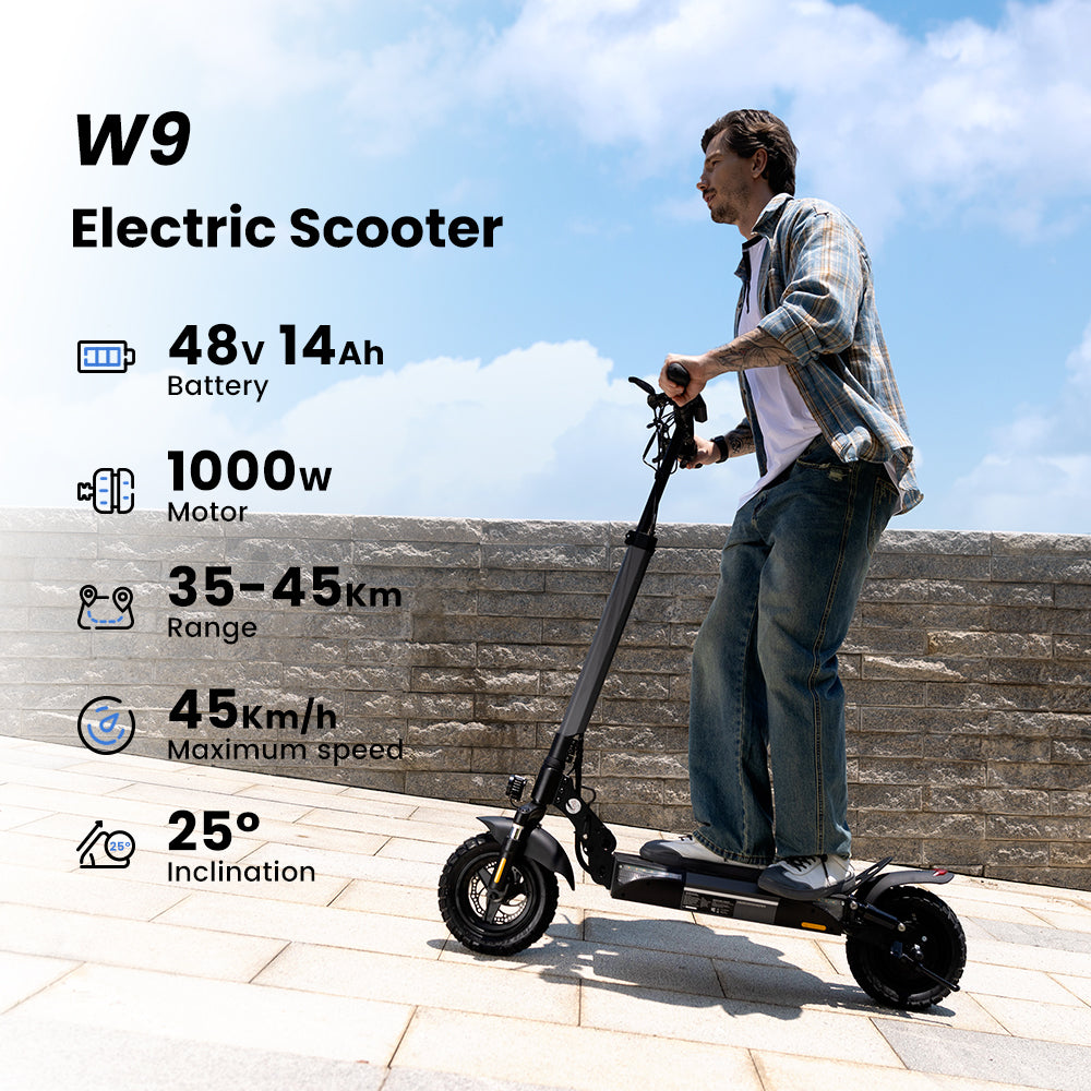 iScooter W9 1000W Off-Road E-scooter 45km/h