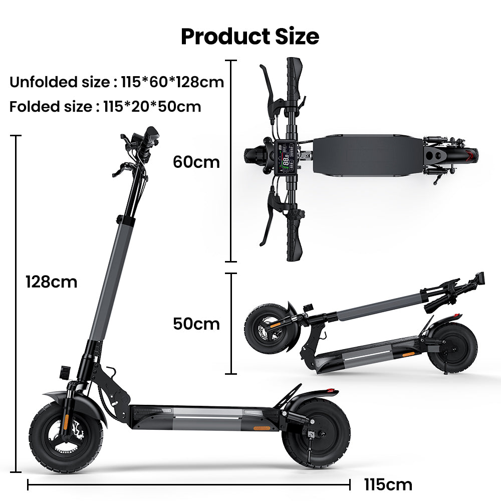 iScooter W9 1000W Off-Road E-scooter 45km/h
