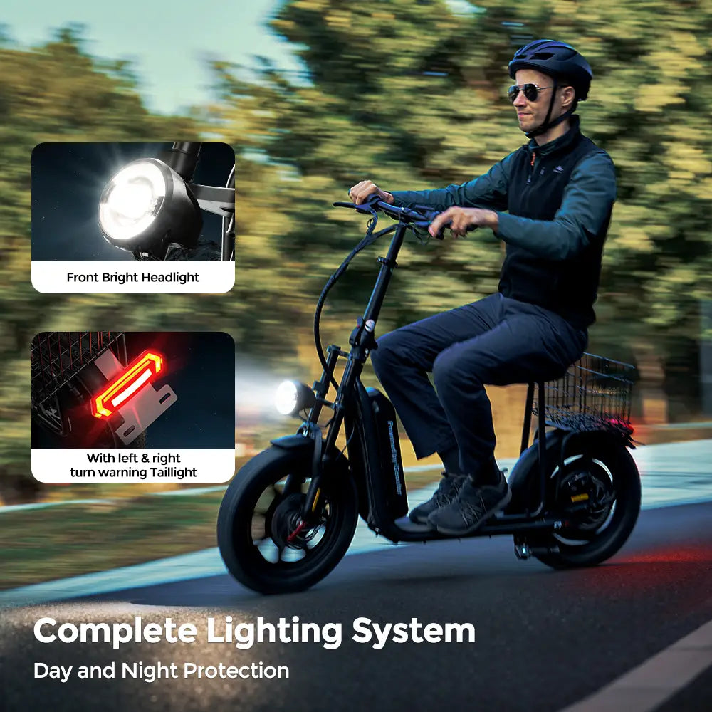iScooter F7 Seated Electric Scooter Light commuting