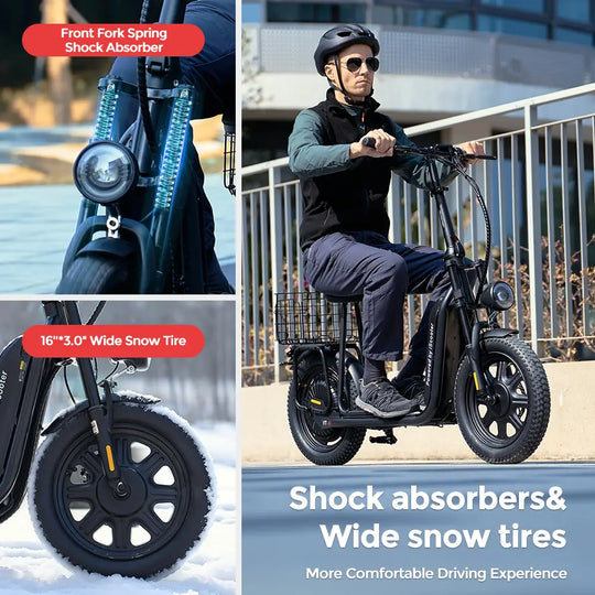 iScooter F7 Seated Electric Scooter Light commuting