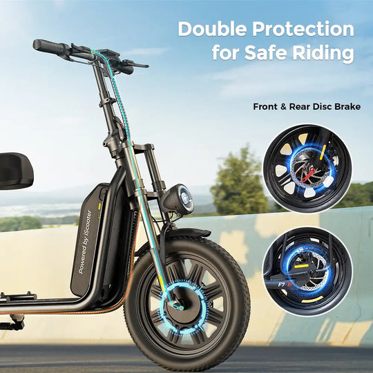 iScooter F7 Seated Electric Scooter Light commuting