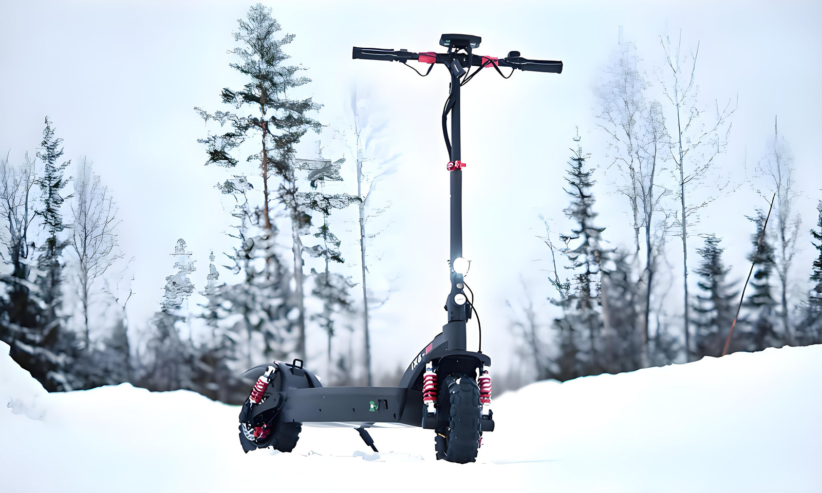 Conquer Winter Trails with the iScooter iX6 Off - road Electric Scooter