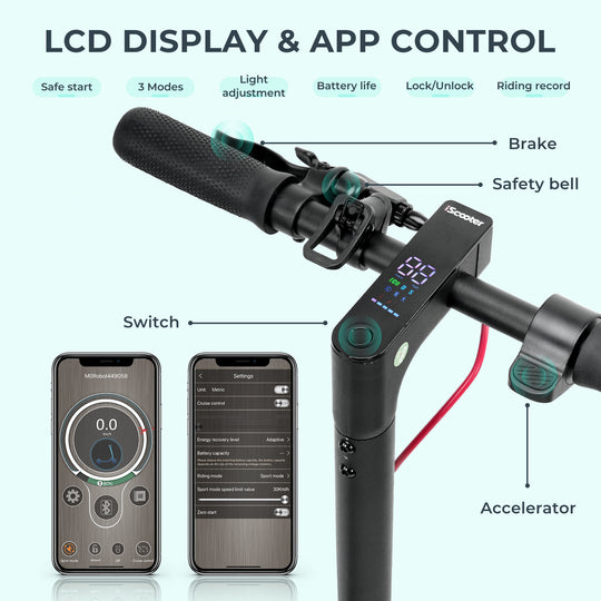 iScooter i9 Max Electric Scooter Light commuting 40km