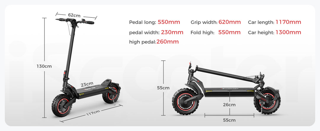 iScooter iX7 Pro 2000W Electric Off-Road Scooter