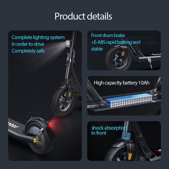 iScooter i9S Motor Electric Scooter Light commuting