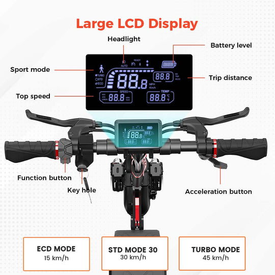 iScooter iX4 800W  Electric Off-Road Scooter 45km/h