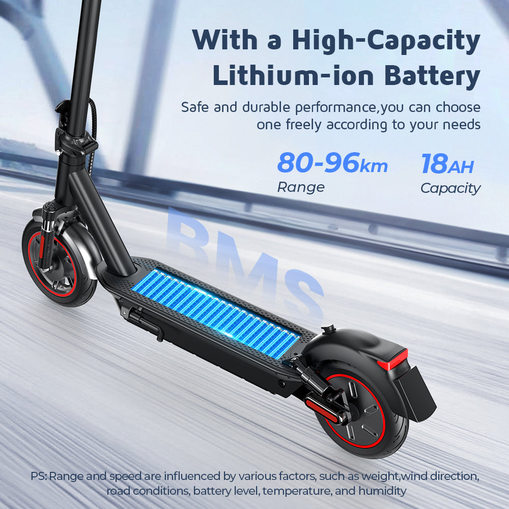 iScooter i10 Max 96km Ultra-long battery life electric scooter