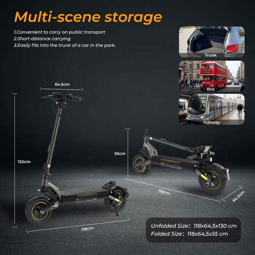 V5 Pro DE-ABE E-scooter