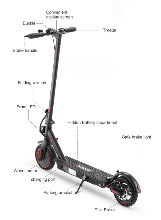 iScooter i9 Pro Electric Scooter Light commuting