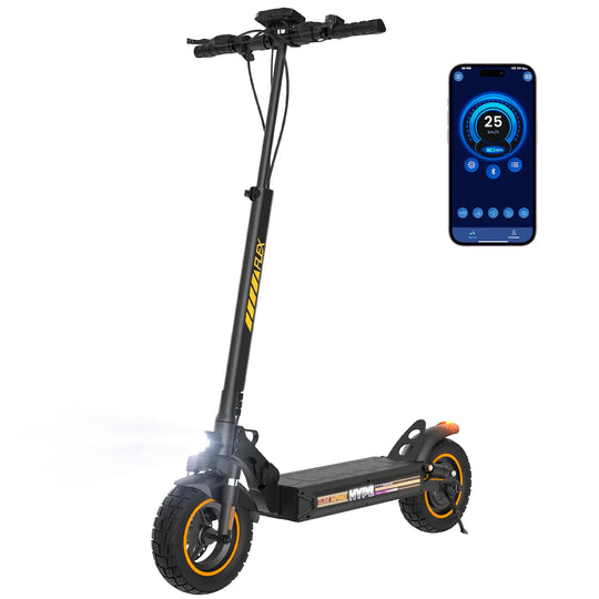 iScooter W9 Air Electric Scooter 48V 10Ah Battery 30-40km Range 800W Motor 40km/h Max speed Double suspension 10" Off-road Tires Aldult E-Scooter