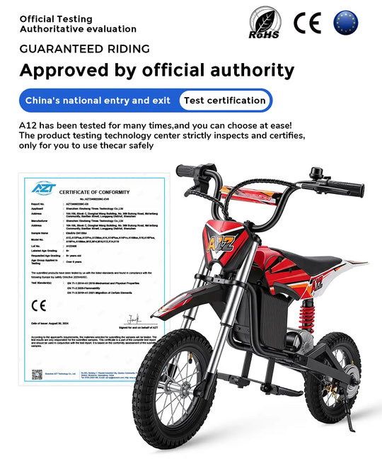 iScooter A12 Kids Electric bike