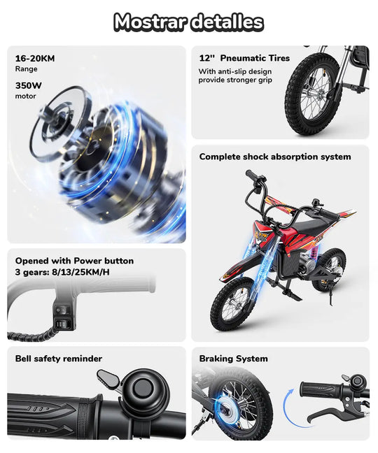 iScooter A12 Kids Electric bike