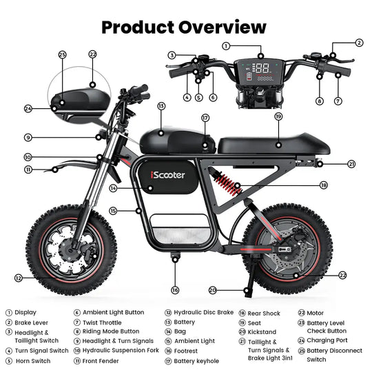 iScooter DX5 Max Seated Electric scooter
