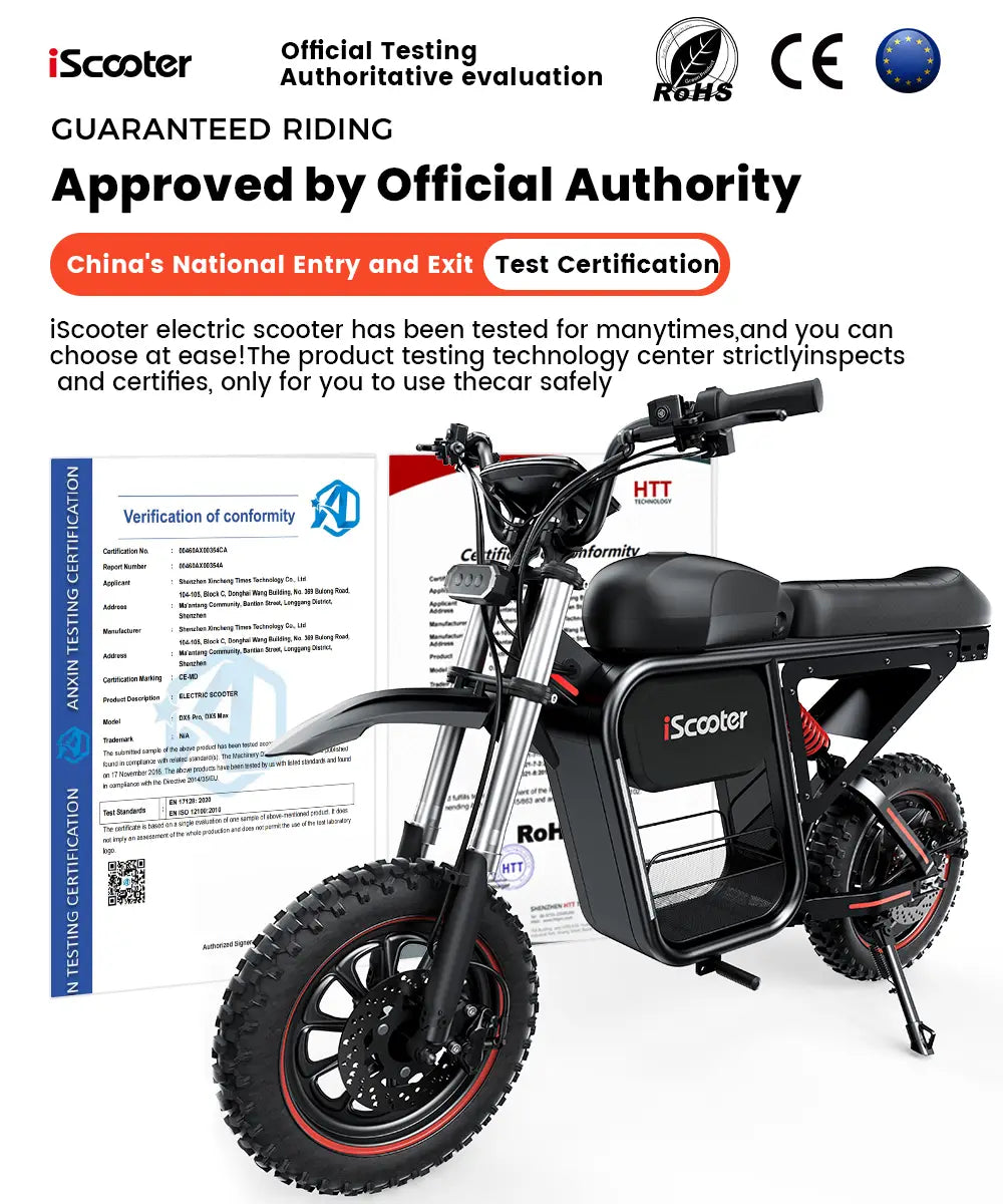 iScooter DX5 Max Seated Electric scooter
