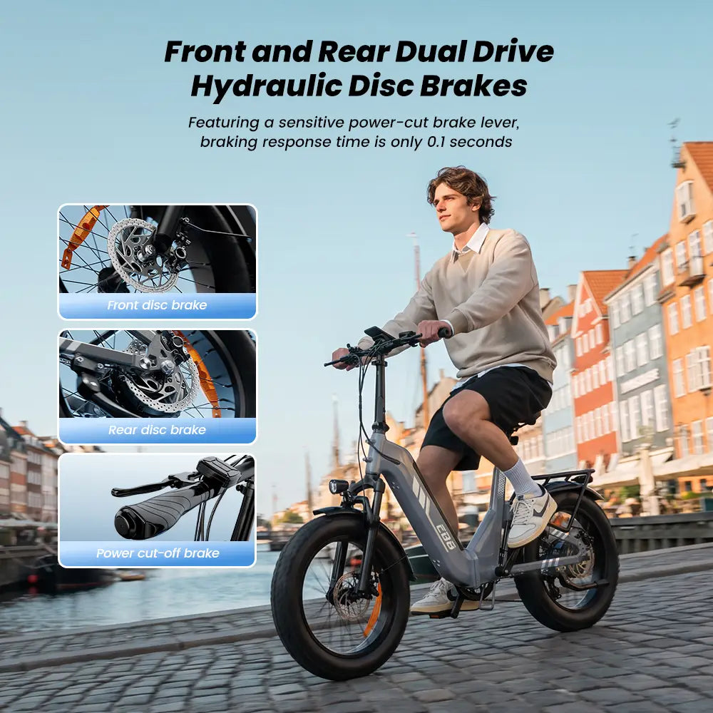 iScooter EB8 Foldable Fat tires E-bike