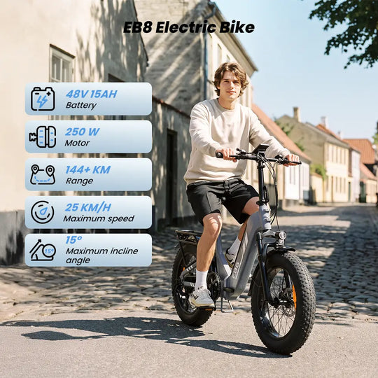 iScooter EB8 Foldable Fat tires E-bike