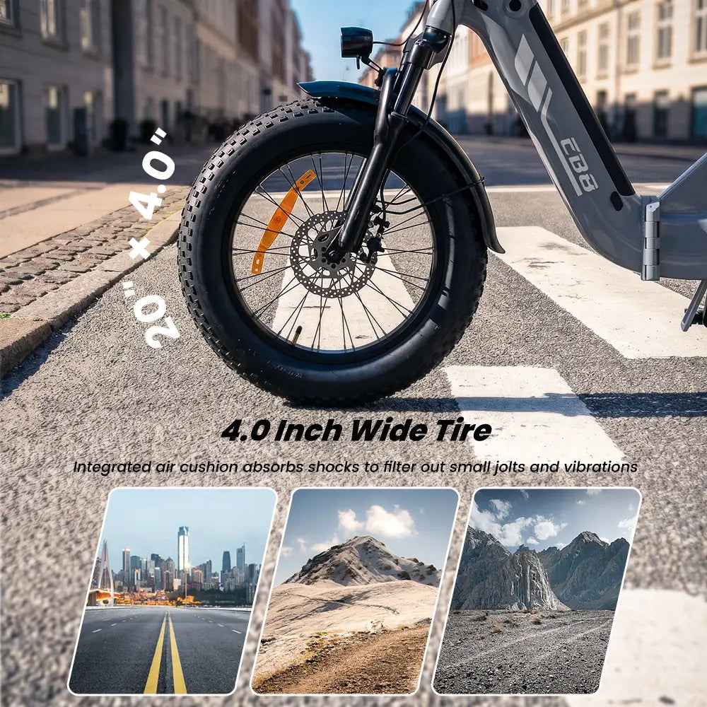 iScooter EB8 Foldable Fat tires E-bike