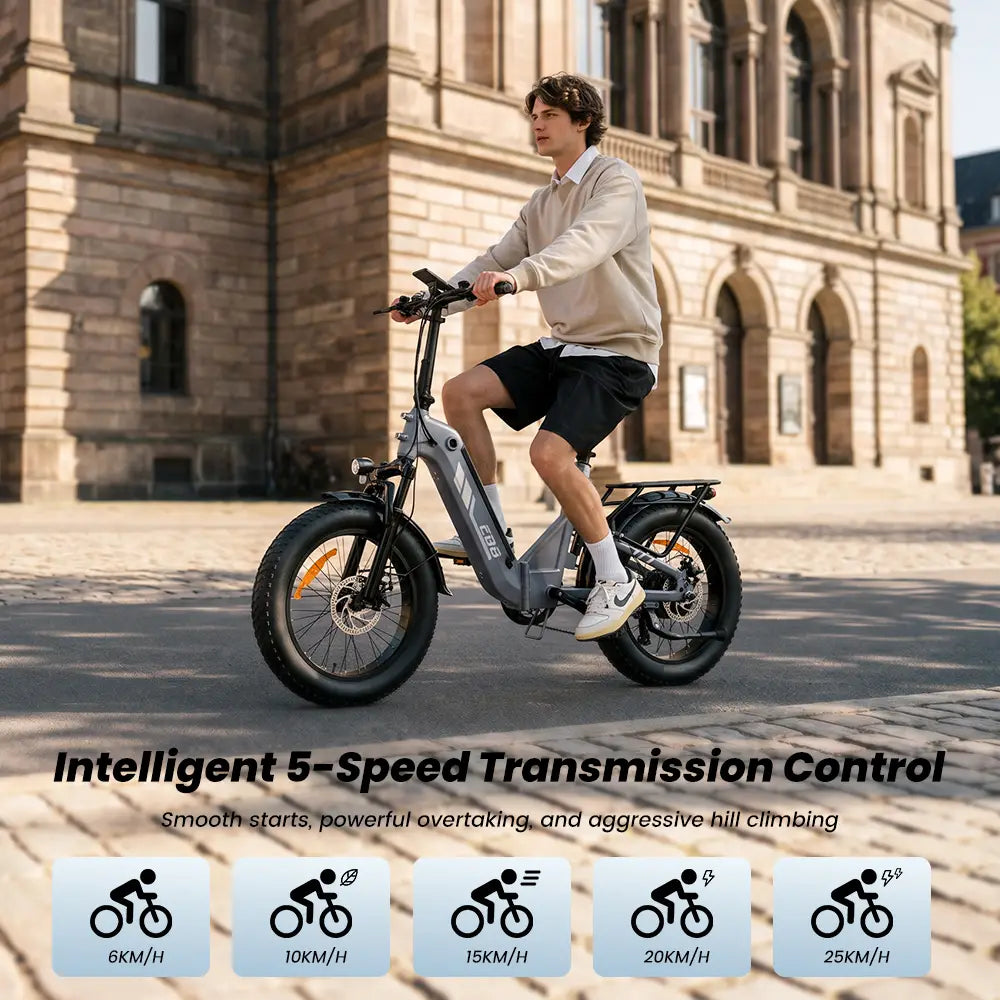 iScooter EB8 Foldable Fat tires E-bike