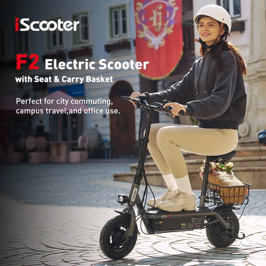 iScooter F2 Seated Electric Scooter 500W 25km/h