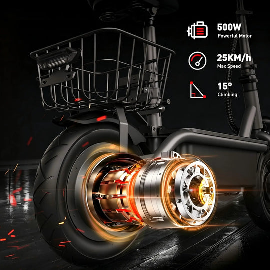 iScooter F2 Seated Electric Scooter 500W 25km/h