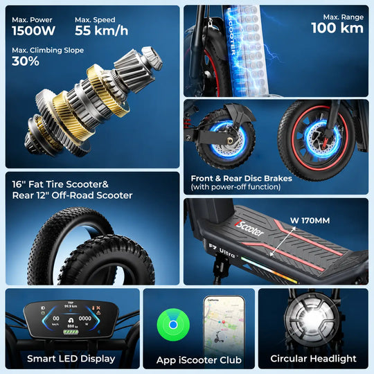 iScooter F7 Ultra Off-Road E-scooter