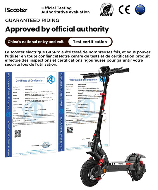 iScooter GX3 Pro Off-Road Electric Scooter