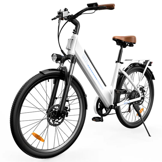 iScooter UcityS City E-bike 36V 13Ah Battery 80-90km Range 250W Motor 25km/h Speed Front suspension 26" Tires Aldult Electric bicycle