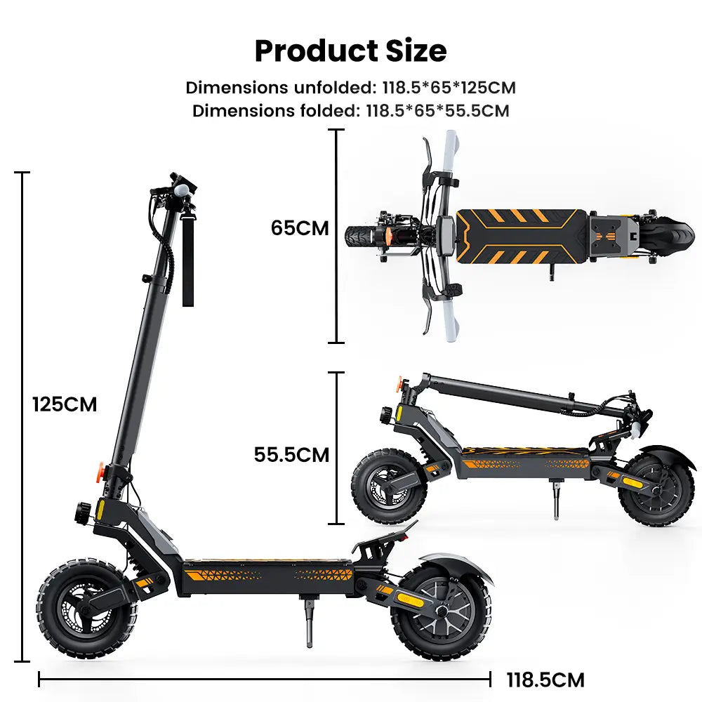 iScooter W10 Off-Road Electric Scooter