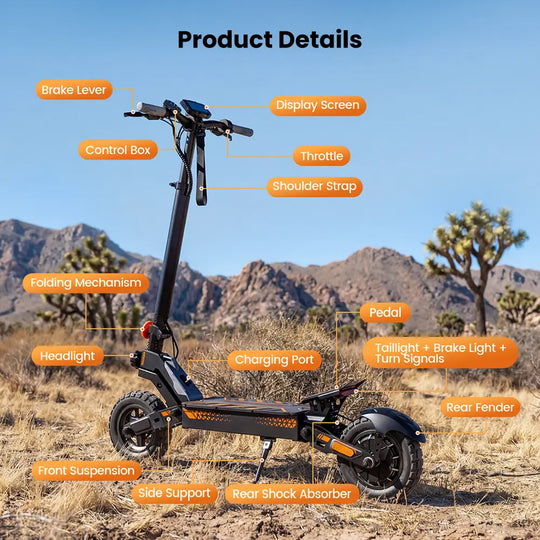 iScooter W10 Off-Road Electric Scooter
