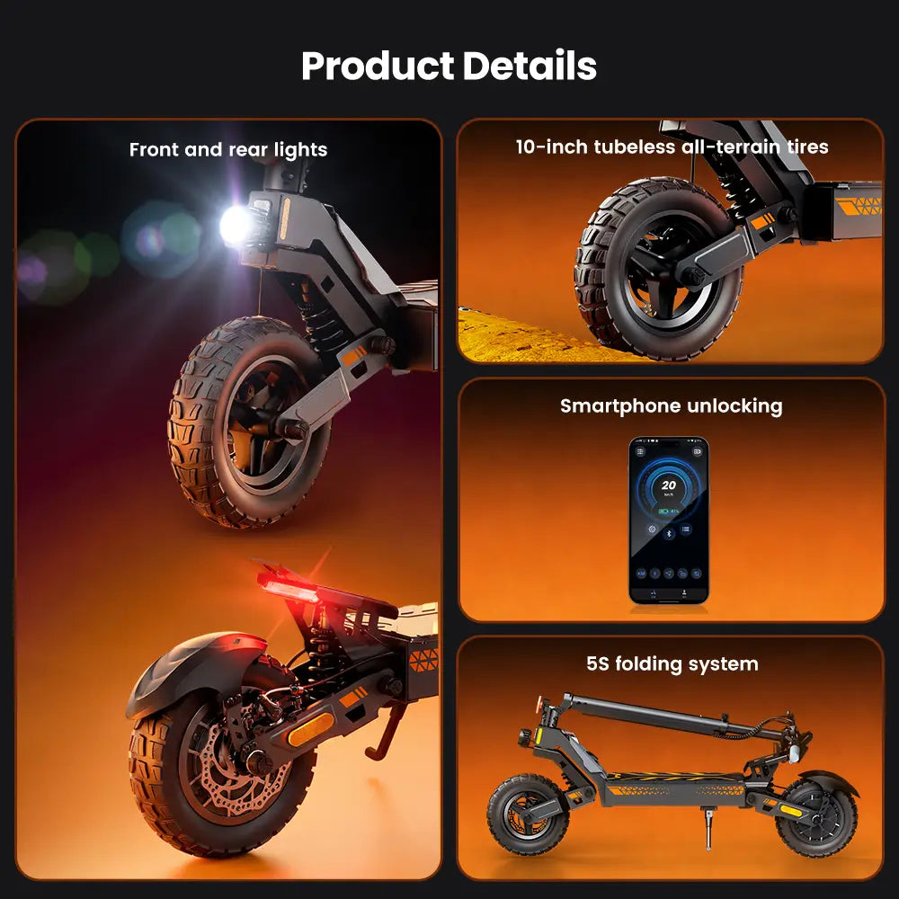 iScooter W10 Off-Road Electric Scooter