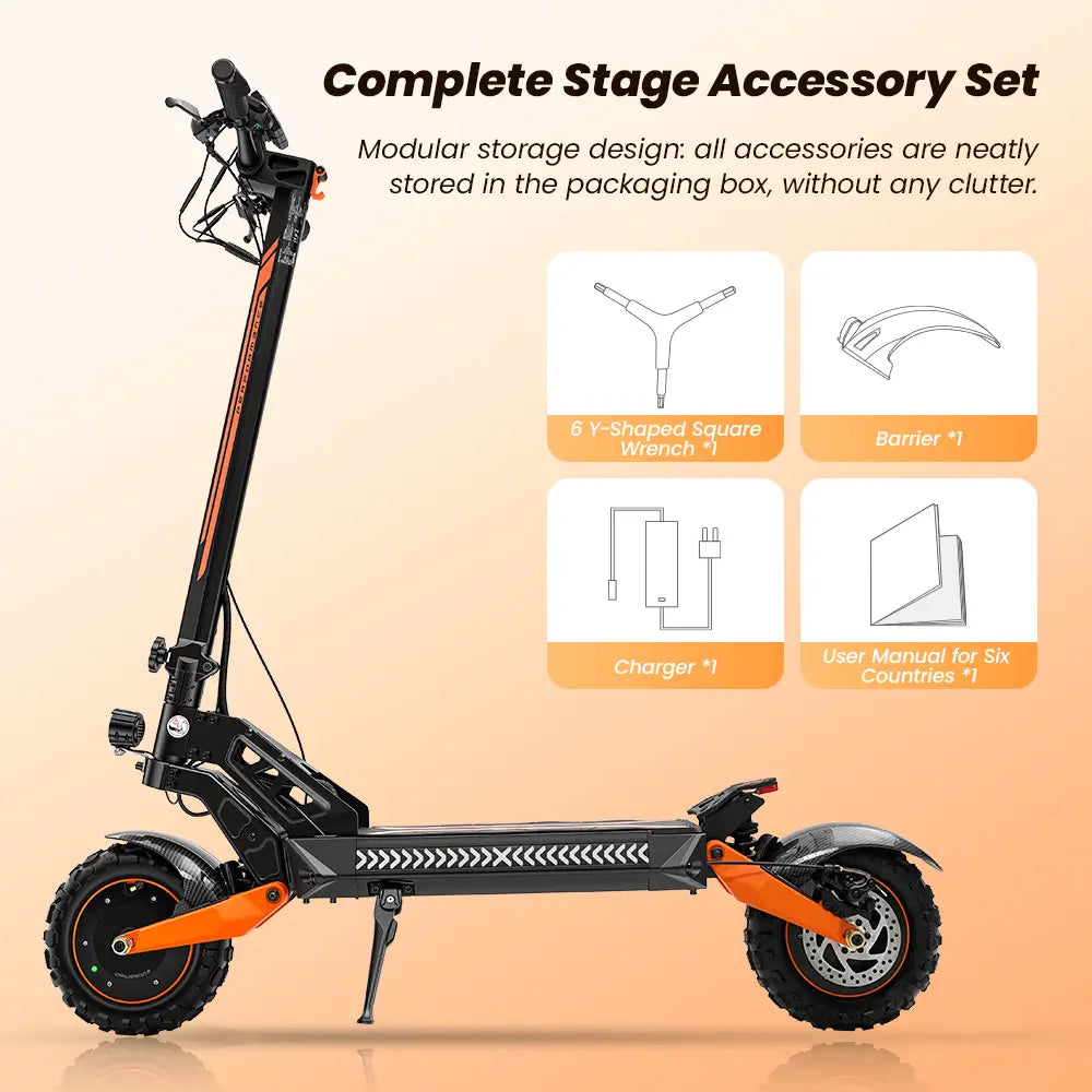 iScooter W12 Dual Motor All-Terrain Electric Scooter