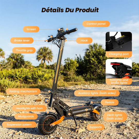 iScooter W12 Dual Motor All-Terrain Electric Scooter
