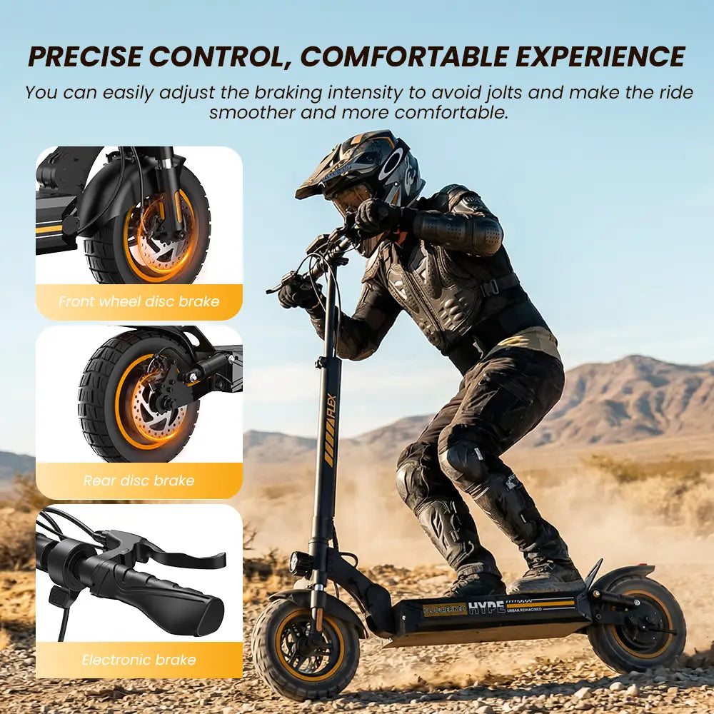 iScooter W9 Air Electric Scooter 48V 10Ah Battery 30-40km Range 800W Motor 40km/h Max speed Double suspension 10" Off-road Tires Aldult E-Scooter
