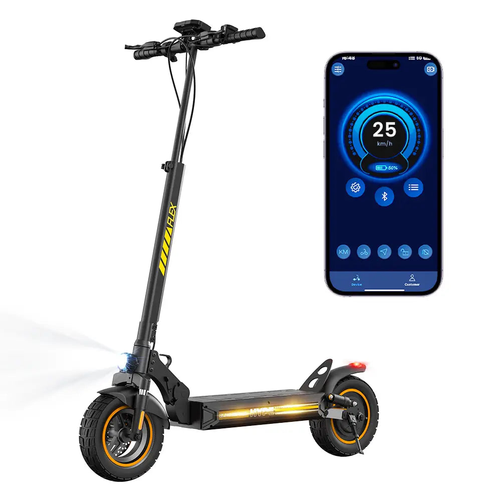 iScooter W9 Air Electric Scooter 48V 10Ah Battery 30-40km Range 800W Motor 40km/h Max speed Double suspension 10" Off-road Tires Aldult E-Scooter