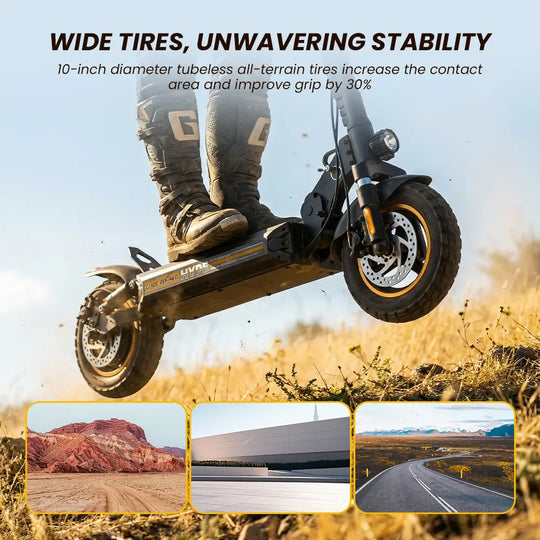 iScooter W9 Air Electric Scooter 48V 10Ah Battery 30-40km Range 800W Motor 40km/h Max speed Double suspension 10" Off-road Tires Aldult E-Scooter