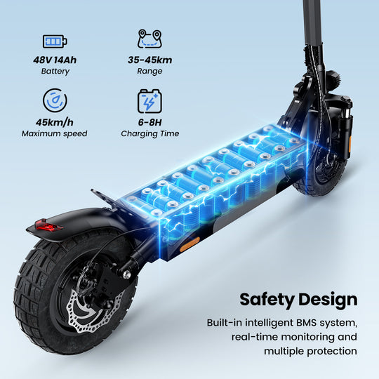 iScooter W9 1000W Off-Road E-Scooter 45km/h