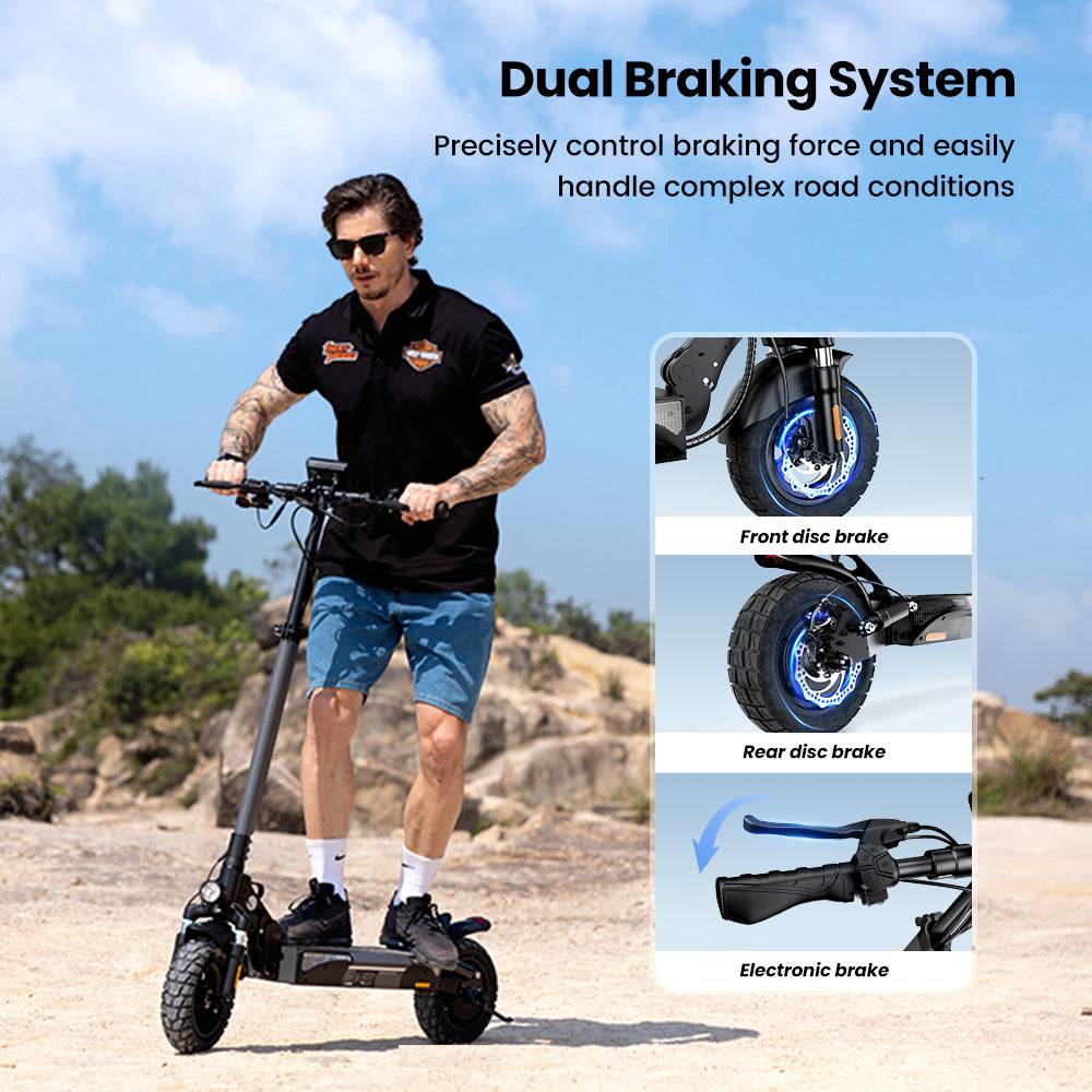 iScooter W9 1000W Off-Road E-Scooter 45km/h
