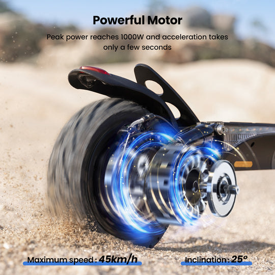 iScooter W9 1000W Off-Road E-Scooter 45km/h